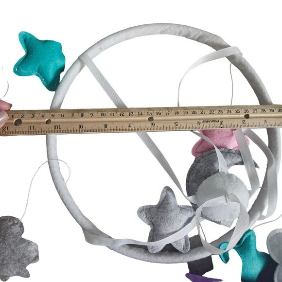 Land Of‎ Luna Unicorn Mobile Nursery Decor Stars Clouds Purple Plushy Celestial - Picture 5 of 9